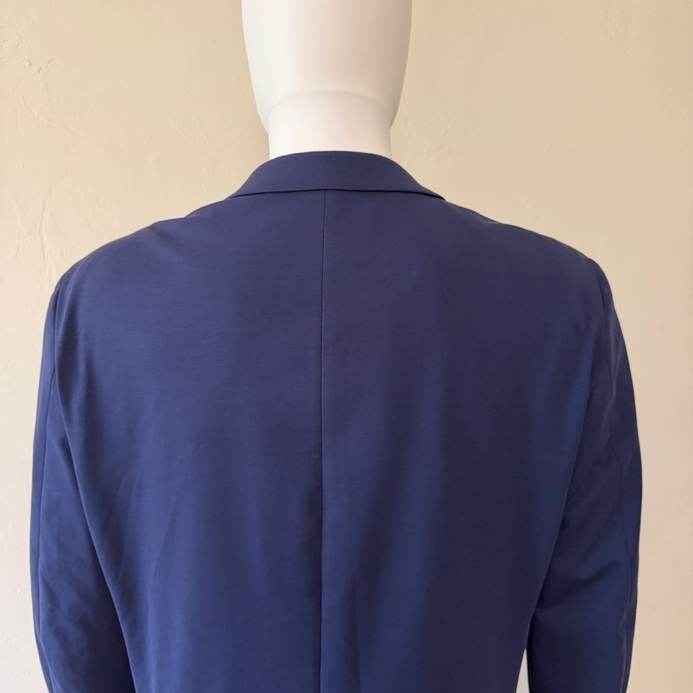 Lauren Ralph Lauren Mens 46L Navy Blue Stretch Blazer‎ Sport Coat Macy's 46 Long - Picture 11 of 16